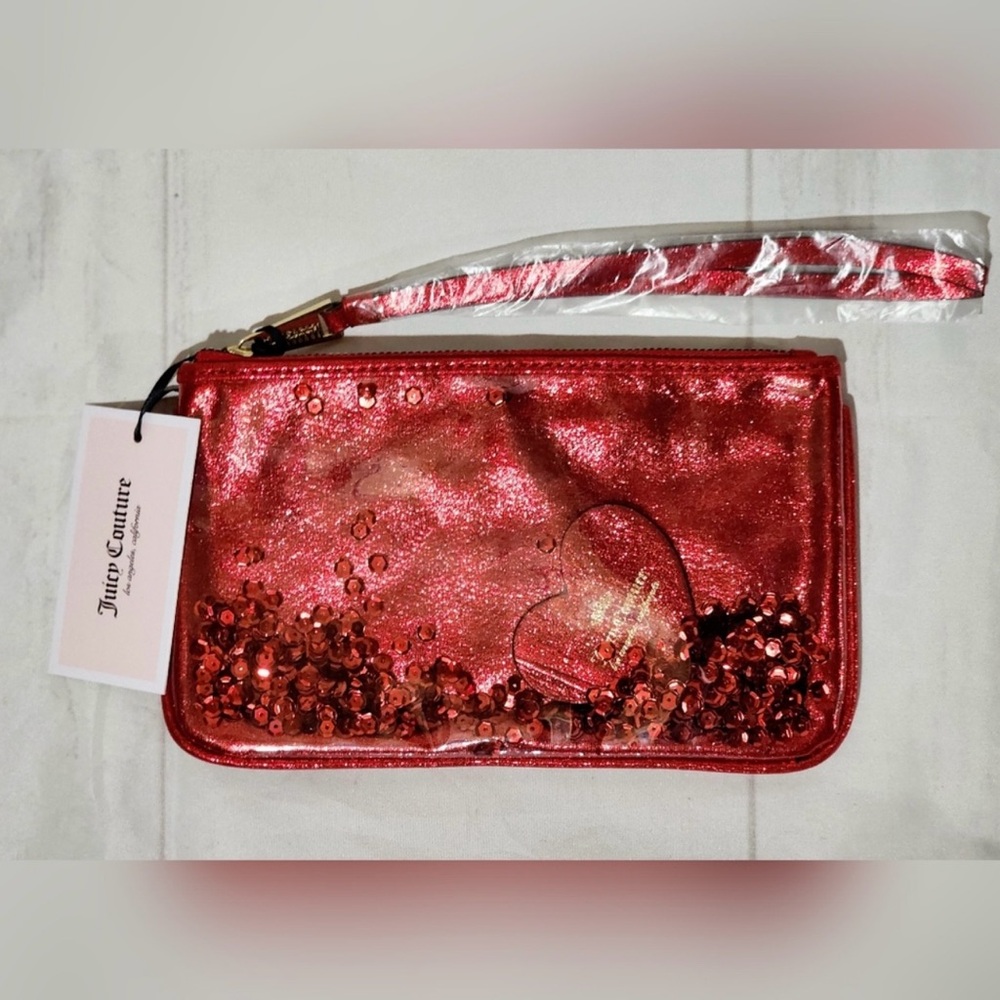 Juicy Couture Shake It Up Wristlet Wallet SEE DESCRIPTION FOR CALLOUT